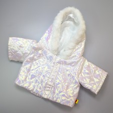 Build A Bear White Iridescent