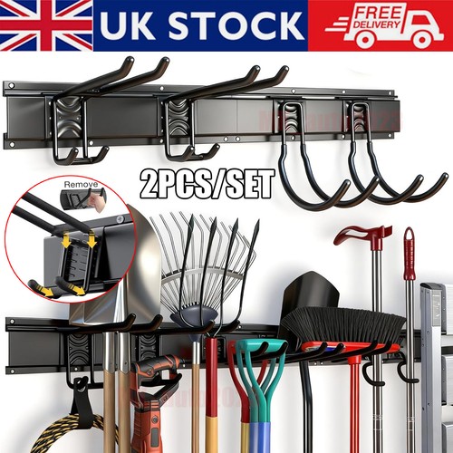 2pcs garage garden tool holder - garage,