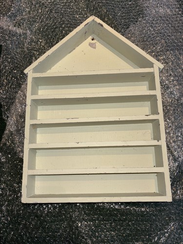 Vintage house shaped wooden - shaped,