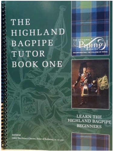 Bagpipe tutor book green - book,