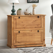 Corona Shoe Rack Chest 2 Shelf