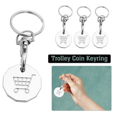2 Trolley Coin Keyring