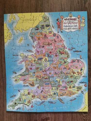 Vintage victory plywood jigsaw - victory,
