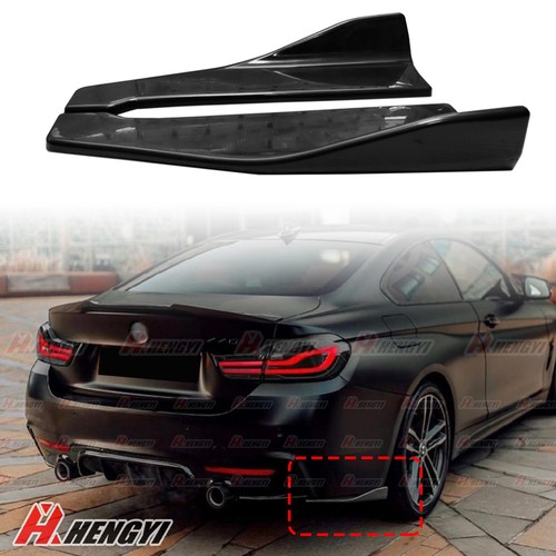 Gloss black rear bumper - gloss, side