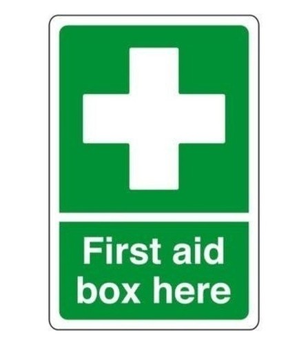 First aid box here - ,