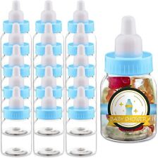 MT Products Blue Baby Bottles for Baby Shower - 3.5" Party Favor - Pack of 48