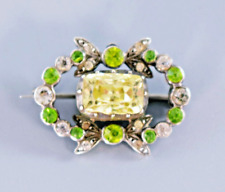 ANTIQUE SILVER BACKED YELLOW