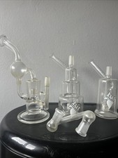 male Joint Glass Bong Bundle
