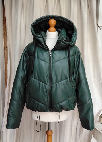 Zara oversized green - zara, puffer