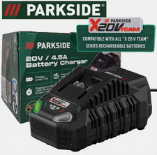 Parkside 20V 4.5A Fast Battery Charger - 2Ah 4Ah X20V Team Series Cordless Tool