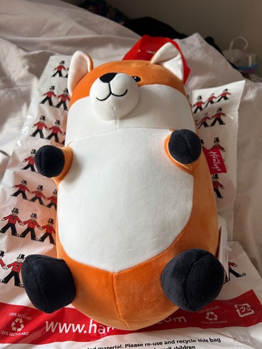 Hamleys huggable fox teddy - huggable,