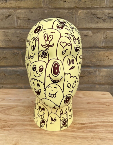 Unique mannequin head - mannequin, cartoon