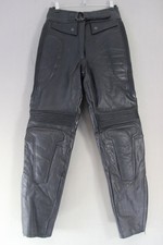 J&S LADIES BLACK LEATHER BIKER