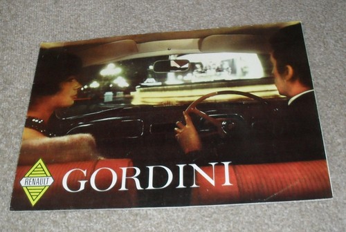 Renault gordini brochure - renault,