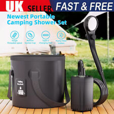 Portable Shower Camping Shower Outdoor Camp Shower Pump Electric Rechargeable UK