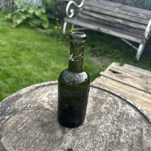 Vintage old green glass - vintage,