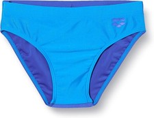 ARENA Boys' Brief Swim Shorts Friends, Swimming Trunks, Turquoise-Royal, 128