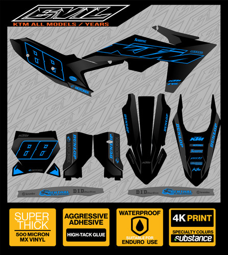 Graphics kit ktm sx sxf - kit:,