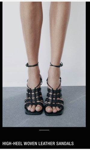 Zara strappy sandals heels - sandals,