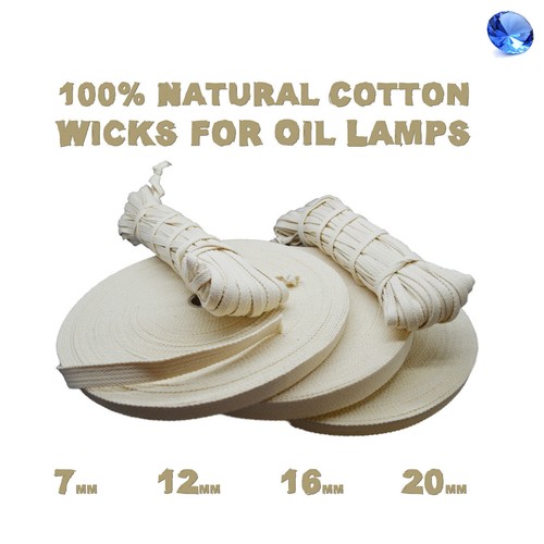 20 mm cotton wicks - 7,, 12,