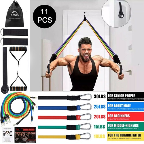 11pcs set resistance bands - set,