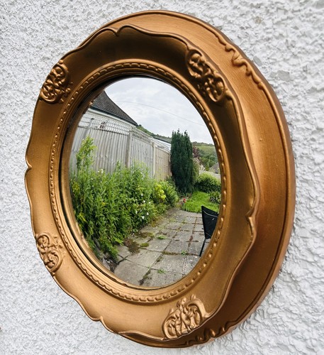 Vintage gold ornate - ornate, convex