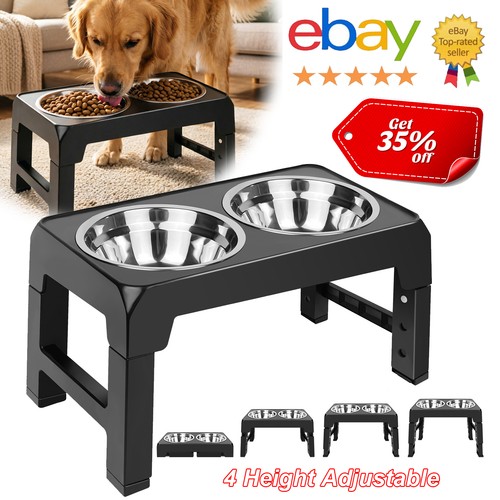 Large dog food feeding stand - food,