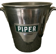 PIPER HEIDSIECK ART DECO ENAMELLED LOGO CHAMPAGNE BUCKET VINTAGE