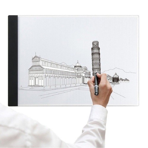 Led light tracing drawing - a4,