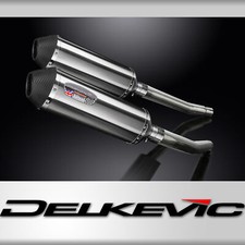 Suzuki GSX1300R Hayabusa 2008-2020 343mm X-Oval Stainless Exhaust Silencer Kit