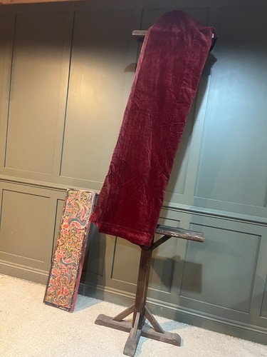 Vintage velvet fabric curtains - velvet, fabric/curtains