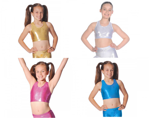 Roch valley crop top shiny - roch,