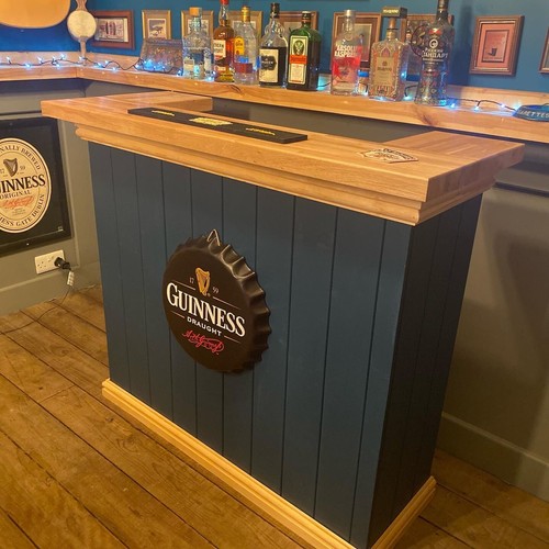Oak home drinks bar - home,