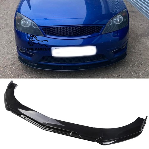 Gloss black front bumper lip - gloss,