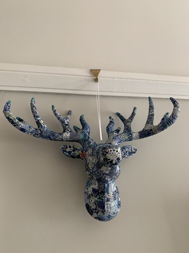 Stag trophy head liberty print - head,