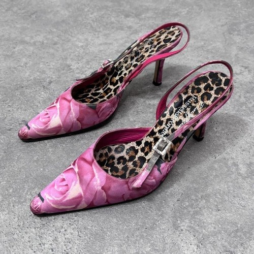 Vintage kitten heel rose - vintage,