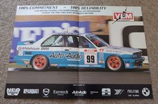 BMW M3 E30 Poster 1990 British