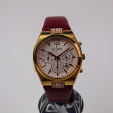 Bulova Chronograph Watch Rose