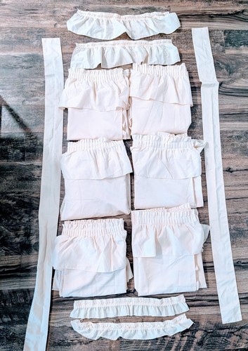 Vtg set sears - set, ruffled