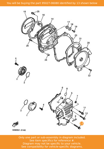Yamaha bolt flange - bolt,,