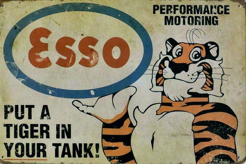 Retro metal sign - metal, man