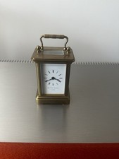 MINIATURE MATTHEW NORMAN LONDON Brass Carriage Clock with Key working