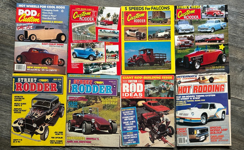 Hot rod magazine 8pc lot - hot,