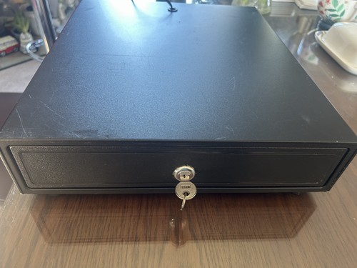 Cash till drawer with bills - till, 4
