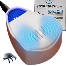 Dust Mite Controller Ultrasonic Repeller Reduce Asthma Allergies Allergy Eczema