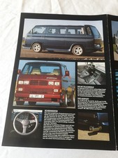 Vw T25 Syncro Brochure 1986