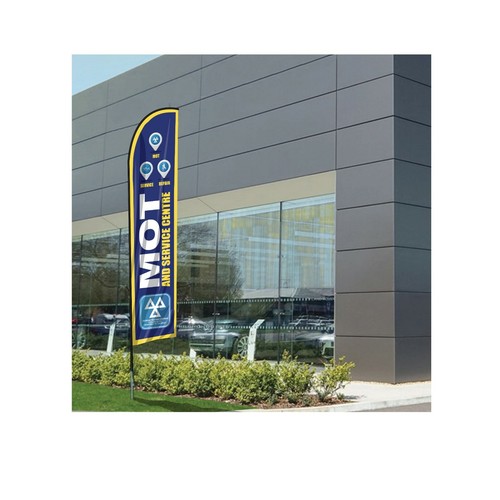 Garage mot repair flags - garage,