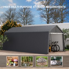 3x5FT-10x20FT Garden Apex Shed