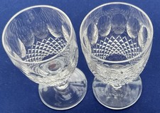 A pair of WATERFORD COLLEEN CLARET/RED WINE GLASSES In Excellent Condition