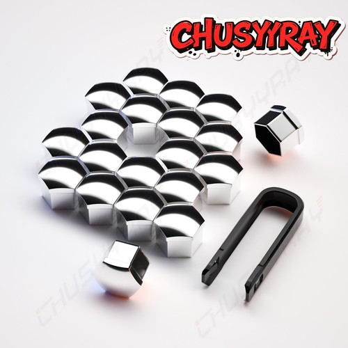 20pc 17mm chrome alloy car - 17mm,